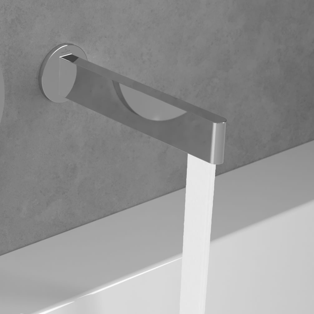 Lifestyle image of Villeroy & Boch Dawn Chrome Slim Bath Spout